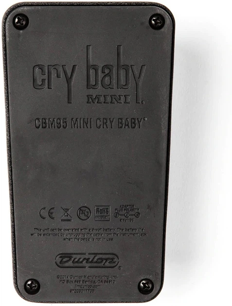 Педаль эффектов Dunlop Cry Baby mini VAH (CBM95) - Фото 6 Педаль эффектов Dunlop Cry Baby mini VAH (CBM95) - изображение 6