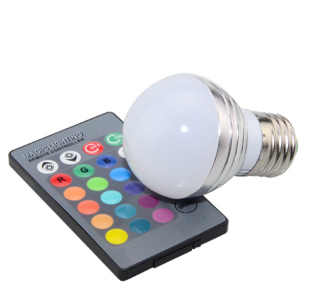 Светодиодная лампа RGB с пультом – фото, отзывы, характеристики в ...