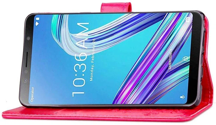 Чохол Clover для Asus Zenfone Max Pro (M1) / ZB601KL / ZB602KL / x00td Книжка шкіра PU малиновий Без бренду - зображення 5