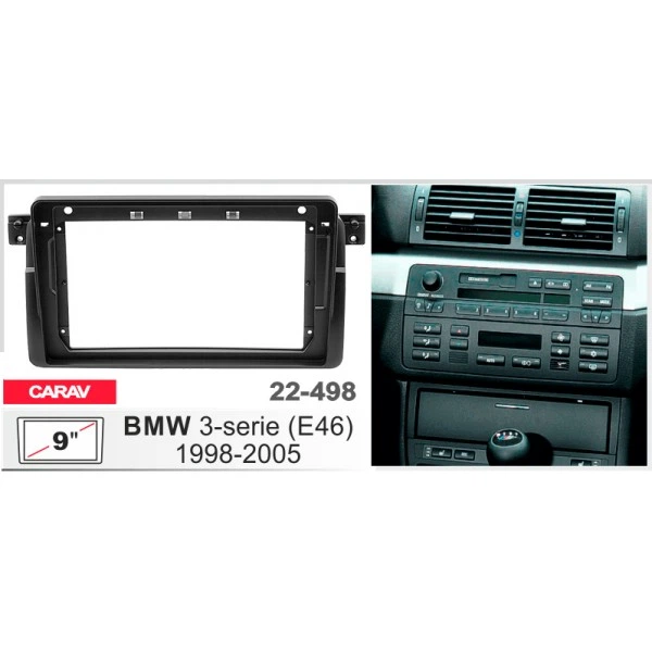 Переходная рамка BMW 3 Series (E46) Carav 22-498 - Фото 5 Переходная рамка BMW 3 Series (E46) Carav 22-498 - изображение 5