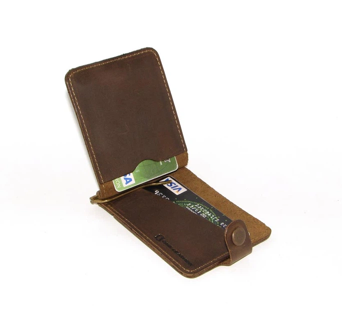 Затиск для грошей DNK Leather DNK Затиск-H col.G - зображення 4