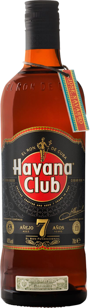 Ром Havana Club Anejo 7 Anos 7 лет выдержки 0.7 л 40% (8501110080439) - изображение 1