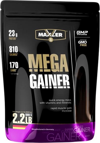 Гейнер Maxler Mega Gainer 1 кг Ваниль (4014871027680) - изображение 1