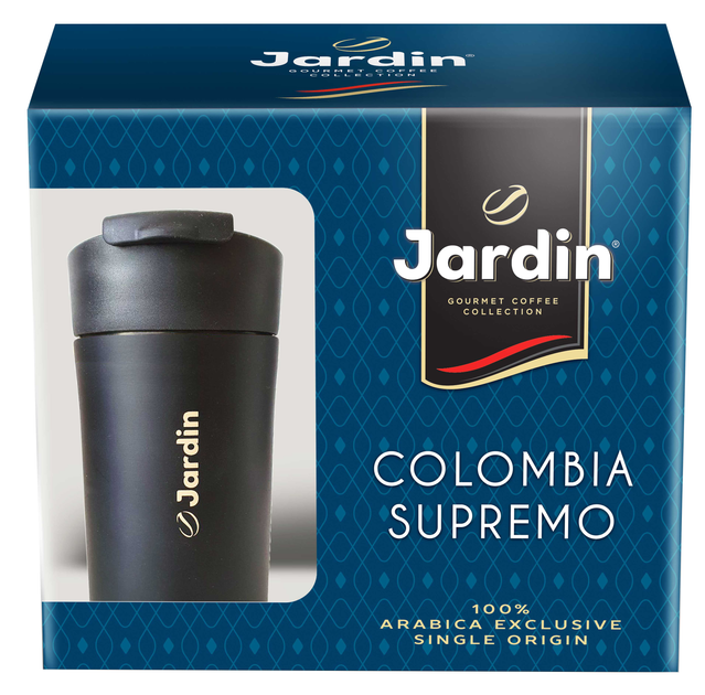 Купить Кофе молотый Jardin Colombia Supremo 250 г +металлическая ...