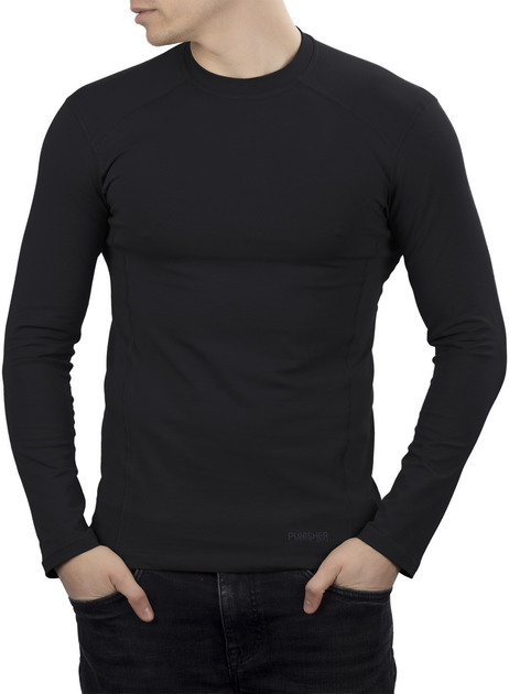 Лонгслів тактичний чоловічий 281z Black 2XL - зображення 1