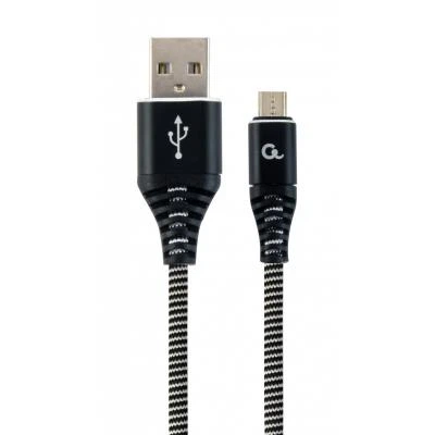 Дата кабель USB 2.0 Micro 5P to AM Cablexpert (CC-USB2B-AMmBM-1M-BW) - Фото 1 Дата кабель USB 2.0 Micro 5P to AM Cablexpert (CC-USB2B-AMmBM-1M-BW) - изображение 1