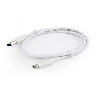 Дата кабель USB 3.0 AM to Type-C 1.0 m Cablexpert (CCP-USB3-AMCM-1M-W) - зображення 2