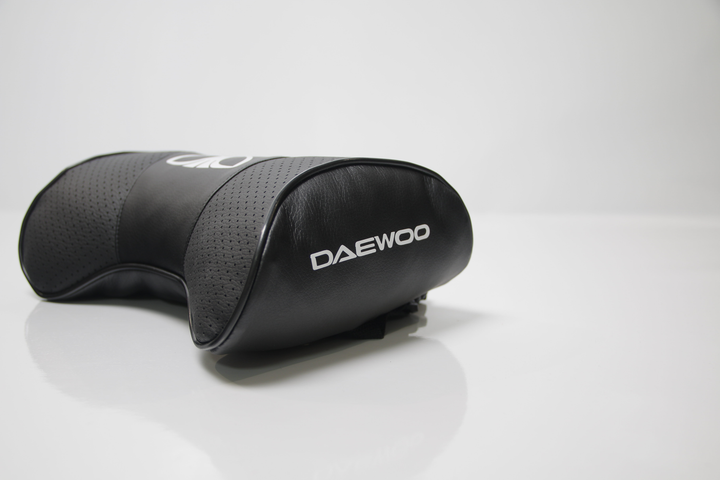 Автомобільна подушка підголовник Shop Monkeys із маркою авто Daewoo чорна - зображення 2