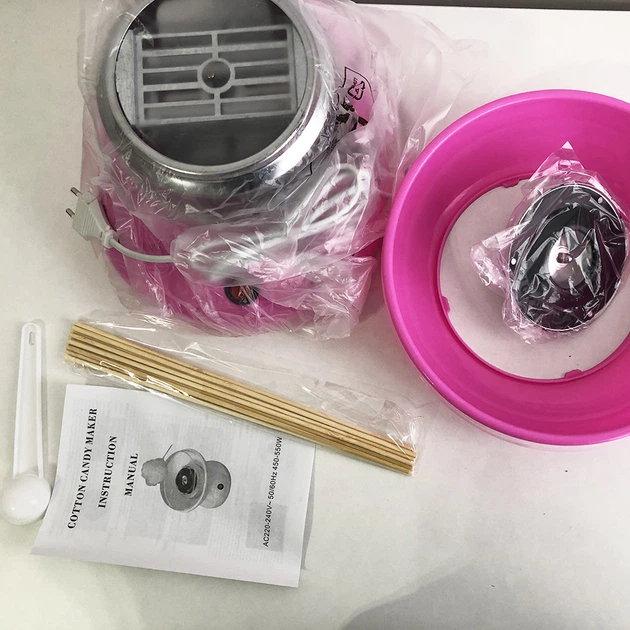 Аппарат для сладкой ваты Cotton Candy Maker, детский аппарат для сладкой ваты в домашних условиях аппарат - изображение 8