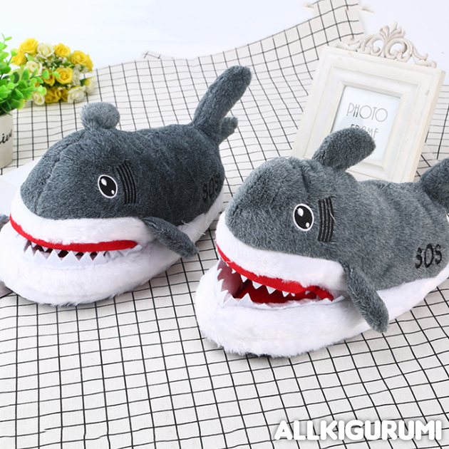 Домашні тапки Акула для кігурумі сірий Kigurumi kcr0161 36-39 - Фото 3 Домашні тапки Акула для кігурумі сірий Kigurumi kcr0161 36-39 - зображення 3