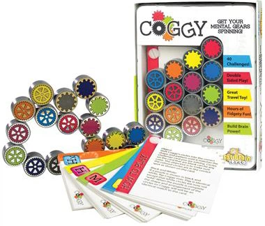 Gra logiczna Fat Brain Toys Coggy Zębatki FA116-1 (811802021045)   - obraz 2