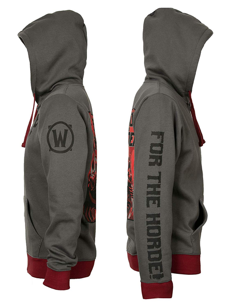Толстовка JINX World of Warcraft Hoodie - Horde Warfront, L - изображение 3
