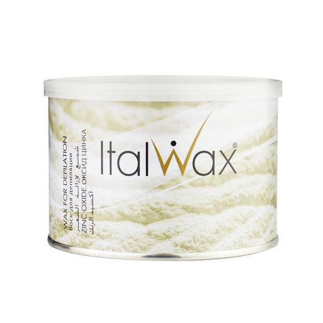 Теплый воск для депиляции в банке плотный с тальком ItalWax Zinc Oxide ...