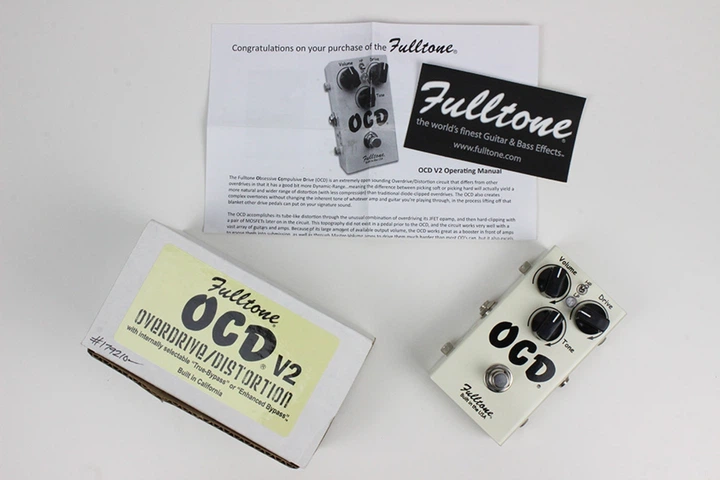 Педаль овердрайва Fulltone OCD v2.0 obsessive compulsive drive