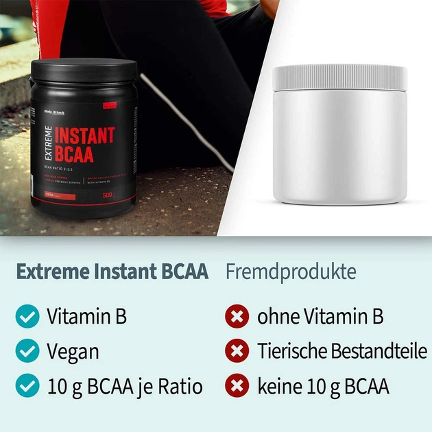 Аминокислоты Body Attack Extreme Instant BCAA 500 г (4384303675) - изображение 5