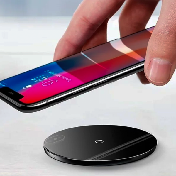 Беспроводное ЗУ Baseus Simple Wireless Charger (Updated Version) Black - Фото 4 Беспроводное ЗУ Baseus Simple Wireless Charger (Updated Version) Black - изображение 4
