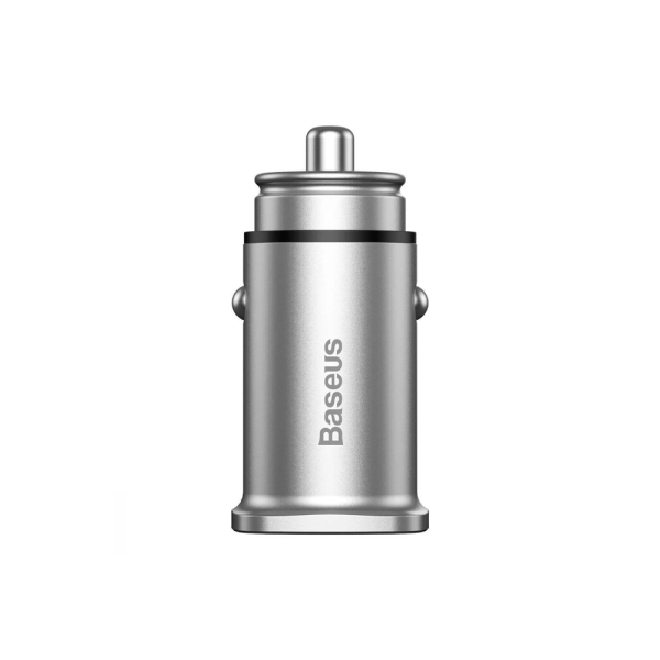 АЗУ QC 4.0 Baseus Square Metal (30W / PD3.0) / 1USB+1Type-C Silver - Фото 1 АЗУ QC 4.0 Baseus Square Metal (30W / PD3.0) / 1USB+1Type-C Silver - изображение 1