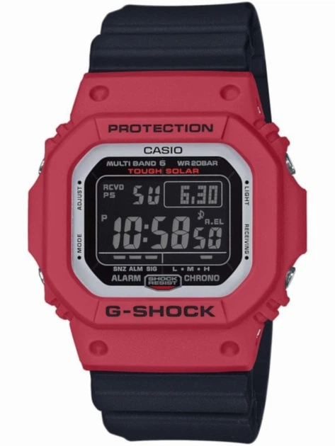 Часы Casio GW-M5610RB-4ER G-Shock 43mm 20ATM – купить онлайн на