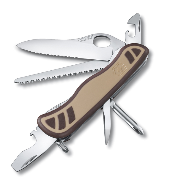 Складной нож Victorinox TRAILMASTER 111мм/10функ/беж-кор.мат /одноруч/волн/lock/отверт/пила Vx08461.MWC941 - изображение 1