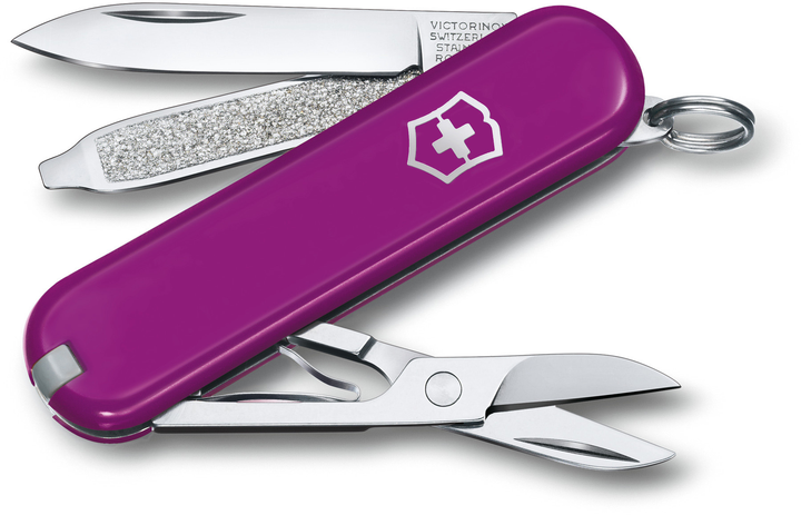 Складной нож Victorinox CLASSIC SD Colors Tasty Grape 58мм/1сл/7функ/пурпур /ножн Vx06223.52G - изображение 1