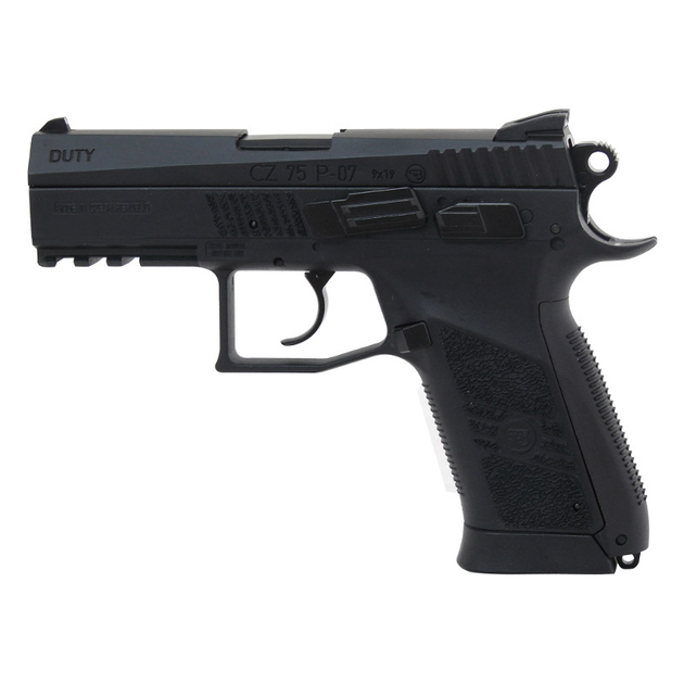 Пистолет пневматический ASG CZ 75 P-07 Blowback (4,5mm), черный - изображение 1