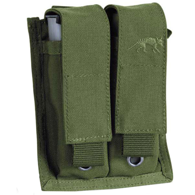 Підсумок під 2 магазину Tasmanian Tiger TT DBL Pistol Mag Pouch (130х110х30мм), зелений - зображення 1