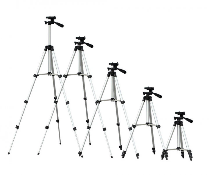 Раскладной, портативный штатив-трипод для телефона и камеры Tripod 3120, серый - изображение 5