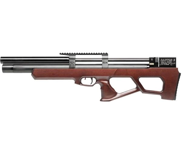 Гвинтівка пневматична, воздушка Raptor 3 Long HP PCP кал. 4,5 мм. Колір - коричневий (чохол в комплекті). 39930055 - зображення 1