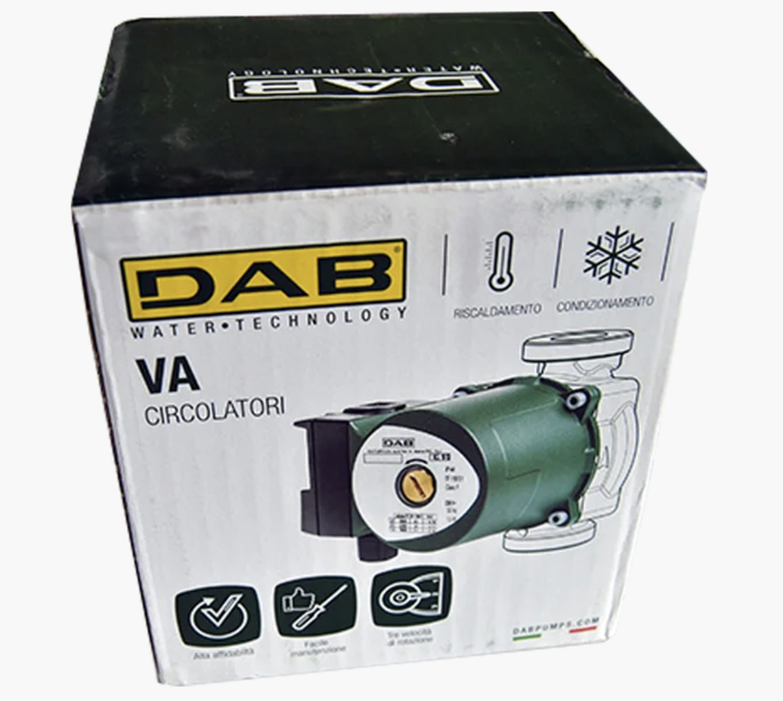 Насос циркуляционный DAB VA 35/130, для отопления, Италия, гарантия 2 года, тихая работа, защита от коррозии - изображение 2