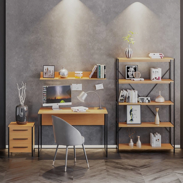 Письменный стол Fenster Универ 2 бук 74x120x60 - изображение 7