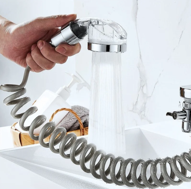 Душевая система на умывальник с турмалином Modified Faucet With external Shower - Фото 3 Душевая система на умывальник с турмалином Modified Faucet With external Shower - изображение 3