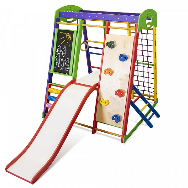 Детский спортивный игровой комплекс Baby Sport SB Акварелька Дерево 132х124х150 см (Plus 5) - изображение 5