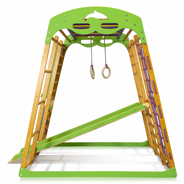 Детский спортивный игровой комплекс Baby Sport SB Карамелька Эко Разноцветный 132х124х130 см (Карамелька) - Фото 5 Детский спортивный игровой комплекс Baby Sport SB Карамелька Эко Разноцветный 132х124х130 см (Карамелька) - изображение 5