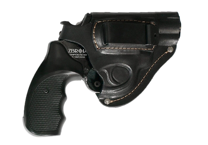 Кобура револьверы поясная натуральная кожа скрытое ношение (008) - изображение 2