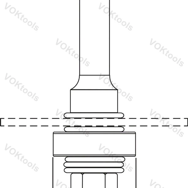 Хвостовик d8 D22 L60.3 для дисковых пазовых фрез Expert Bosch Professional (2608629390) - изображение 3