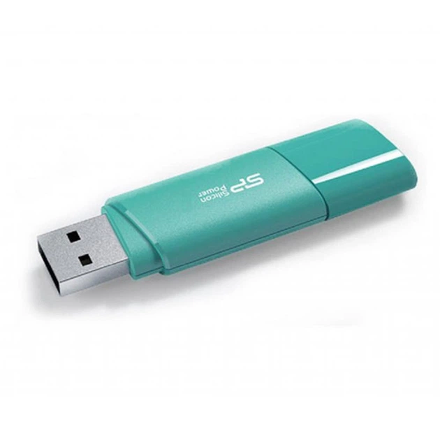 Флеш-накопичувач SiliconPower USB 2.0 Ultima U06 16Gb Blue (SP016GBUF2U06V1B) - изображение 2