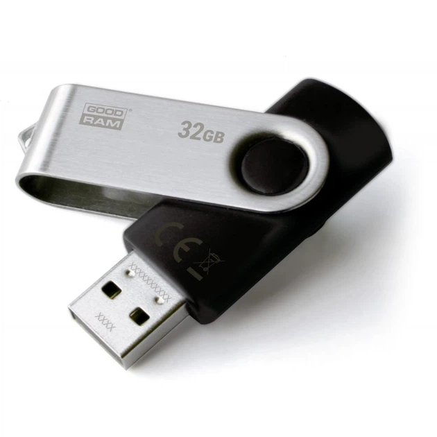 Флеш память флешка Flash GoodRAM 32GB USB 2.0 Twister Black Retail (UTS2-0320K0R11#) - Фото 1 Флеш память флешка Flash GoodRAM 32GB USB 2.0 Twister Black Retail (UTS2-0320K0R11#) - изображение 1