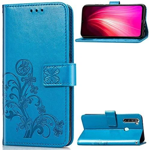 Чохол Clover для Xiaomi Redmi Note 8T книжка шкіра PU блакитний Без бренду - Фото 1 Чохол Clover для Xiaomi Redmi Note 8T книжка шкіра PU блакитний Без бренду - зображення 1