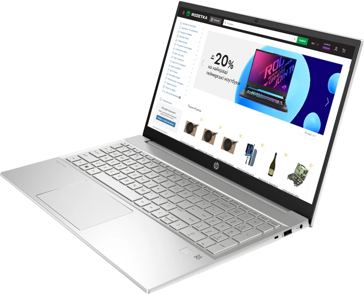 Ноутбук HP Pavilion 15-eh1106ua (4A7N2EA) Silver / AMD Ryzen 5