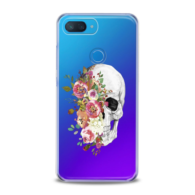 Чехол силиконовый для Xiaomi (Череп в цветах) Redmi 4A ксиоми редми ...