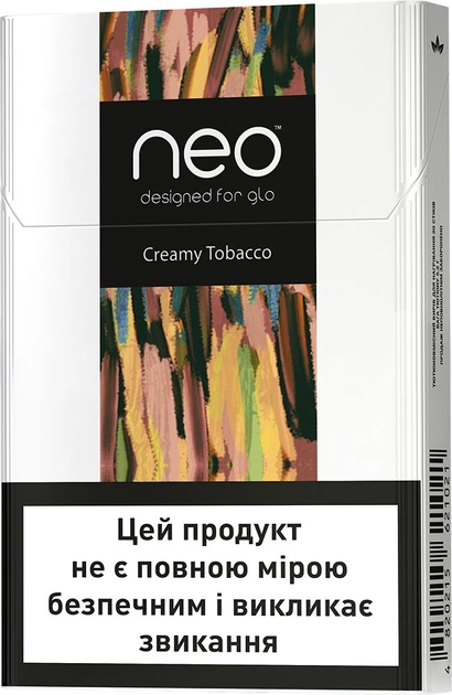 Блок стиків для нагрівання тютюну GLO NEO STIKS Creamy Tobacco 10 пачок ТВЕН (4820215621168) - зображення 1
