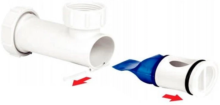 Сифон пластиковый для раковины/биде McALPINE трубный без слива 1 1/4x32 ...