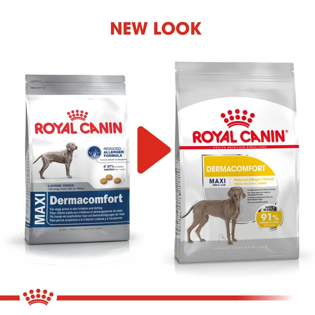 Сухой корм Royal Canin Maxi Dermacomfort для собак крупных пород склонных к раздражению кожи от 15 месяцев 10 кг (3182550893640) - Фото 5 Сухой корм Royal Canin Maxi Dermacomfort для собак крупных пород склонных к раздражению кожи от 15 месяцев 10 кг (3182550893640) - изображение 5