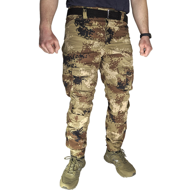 Тактические штаны Lesko B603 Pixel Desert 40 размер брюки мужские милитари камуфляжные с карманами (SKU_4257-12591) - изображение 1
