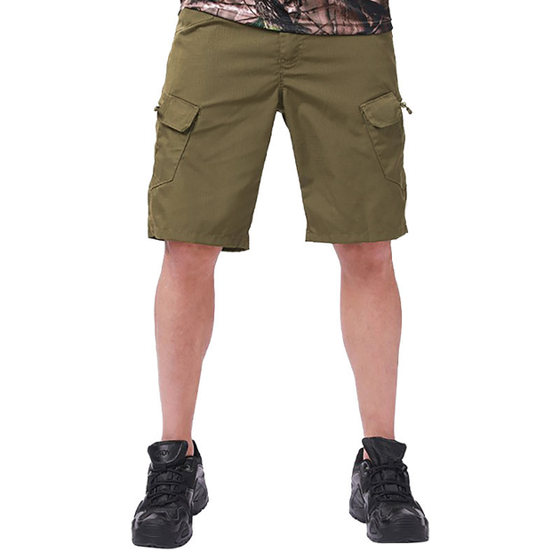 Тактические мужские шорты Lesko IX-7 Khaki размер 5XL армейские форменные (SKU_4853-15906) - изображение 1