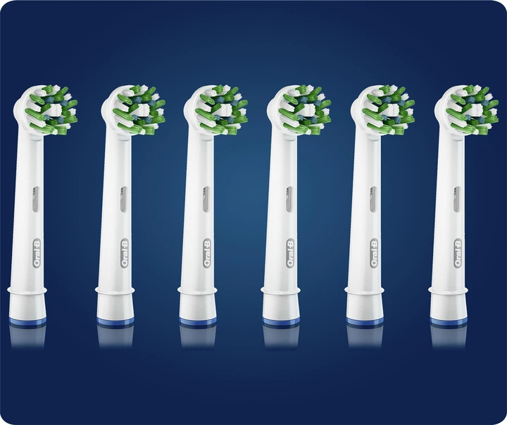Насадки для електричної зубної щітки Oral-B CrossAction EB 50RB-6 (4210201376040) - зображення 2