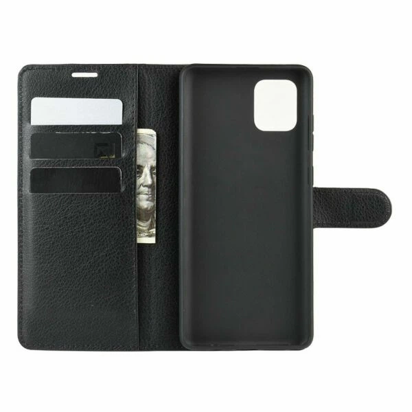 Классический чехол-книжка Deexe Book Type для Samsung Galaxy Note 10 Lite (N770) - Black - Фото 4 Классический чехол-книжка Deexe Book Type для Samsung Galaxy Note 10 Lite (N770) - Black - изображение 4