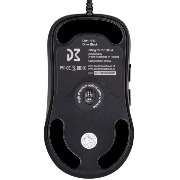 Мышь Dream Machines DM1 S2 USB Black - изображение 4