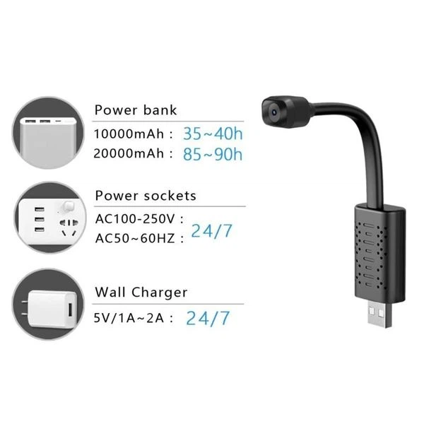 Мини WIFI камера USB ZTOUR U22 на гибком шлейфе с подсветкой HD 720P датчик движения (100698) 200706 - Фото 6 Мини WIFI камера USB ZTOUR U22 на гибком шлейфе с подсветкой HD 720P датчик движения (100698) 200706 - изображение 6