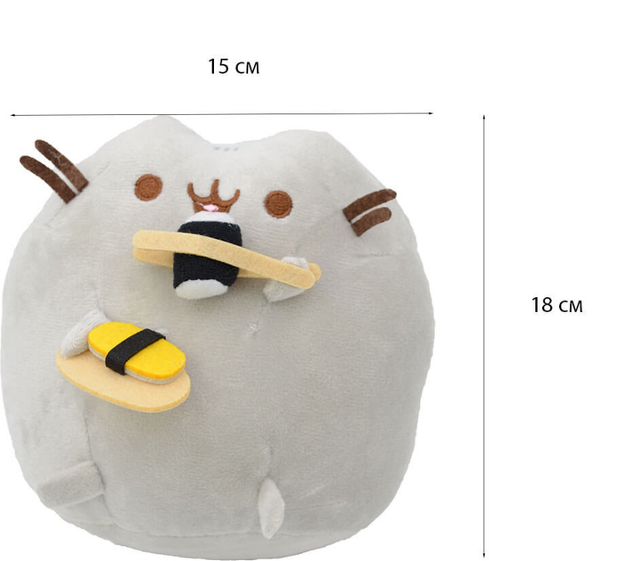 Комплект Мягкая игрушка кот с суши Pusheen cat и Автомат дополненной ...